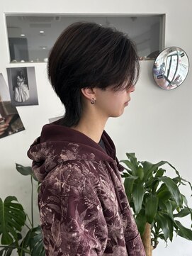 アロハナ 津店(ALOHANA) センターパート/ウルフ/メンズ/毛流れ/ニュアンスパーマ/眉毛