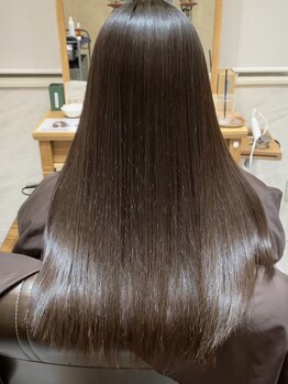 カレア(careA)の写真/【NEW】ダメージレス！［髪質改善］酸性ストレート♪しっかり伸ばす縮毛矯正も◎