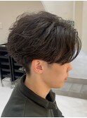 フェザーパーマ×シャドウパーマ【メンズパーマ/ブリーチ/長野】