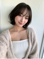リエル(LIERU) 丸みボブで小顔効果抜群