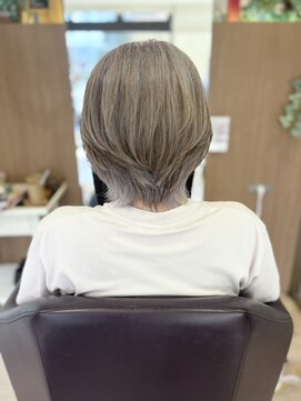 エル バイ ファースト(L by first) 【L by first】白髪をデザインハイトーンに 30代/40代/50代/60代