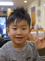 カプリヘアーデザイン(Capri Hair design) キッズカット ツーブロック×アシンメトリー