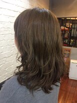 ヘアーワークス バレル(HAIR WORKS Barrel) パーマ アッシュカラー