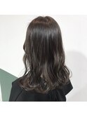 セピアグレージュハイライトインナーカラー