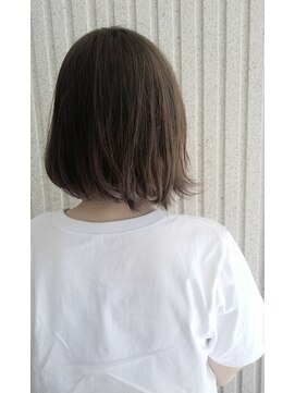 エイトタマプラ たまプラーザ店(EIGHT tamapla) 【EIGHTたまプラ】デザインカラー_切りっぱなしボブ
