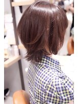 ミッシェル アフロート(michelle afloat)&nbsp;２０代３０代４０代５０代小顔ひし形ソフトウルフ外ハネレイヤー