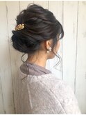 【高塚栞里】大人ルーズアップスタイル