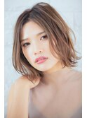 【Rire-リル銀座-】小顔☆ゆるふわボブ