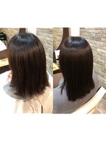 ジェムヘアー(J'aimeHair) ハイブリッド縮毛矯正・重めセミロング