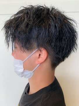 ビーワールド(B WORLD) ツーブロツイストパーマ 【藤枝/髪質改善/オーガニックカラー】