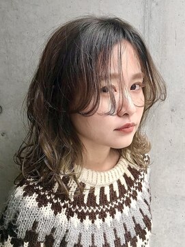 スワッグ(Swag) グラデーション、ハイライトロブ