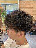 束感ミックスパーマ