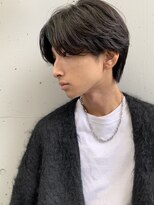 バイフィフス 原宿/表参道(by fifth)&nbsp;センターパート/メンズショート/ニュアンスパーマ/かりあげ