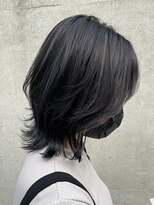 アクアオモテサンドウ(ACQUA omotesando)&nbsp;＊ナチュラルウルフカット！黒髪ミディアムウルフレイヤーカット