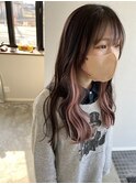 ロング/インナーカラー/シールエクステ