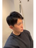 爽やかツーブロックアップバングショート<都島><メンズサロン>