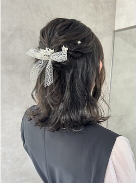 ネアー 新潟(NEER) ゆるふわハーフアップ*パーティーヘア