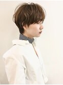 20代30代40代マッシュショートレイヤーワンカールパーマ
