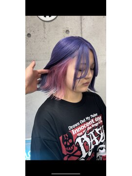 インク 渋谷(INK.) パープル×ピンク