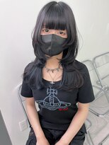 キバ(kva)&nbsp;▽□□▽姫カット×ウルフカット