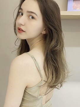 グリコ(grico) 抜け感たっぷりこなれハイライト☆顔周り/前髪/トリートメント