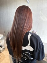 トリニティ(trinity) ブリーチ無しダブルカラー・ピンクブラウン【豊見城・南風原】