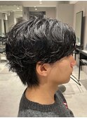【シャドウパーマ】マッシュ/メンズパーマ/メンズカット/池袋