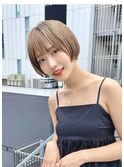 小顔/ショート/美髪/イメチェン/ワイドバング