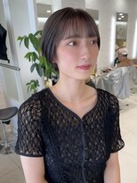 ノブレス ノアール(NOBLESSE NOIR)&nbsp;マッシュショート／コンパクトショート／ショート／グレージュ