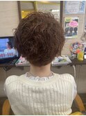 癖毛ショートボブ