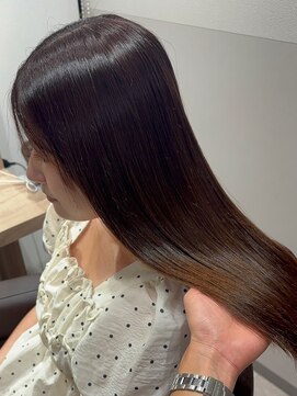 サロウィン 大宮Crest店(SALOWIN) ◯縮毛矯正　美髪ストレート　髪質改善　ロングヘア　ブラウン