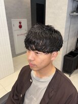 アース 三軒茶屋店(HAIR&MAKE EARTH)&nbsp;自然な毛流れを楽しむメンズパーマ【三軒茶屋】
