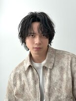 ロンドオム 池袋(Lond Homme)&nbsp;men's/メンズ/曲がる縮毛矯正/センターパート/縮毛矯正/池袋