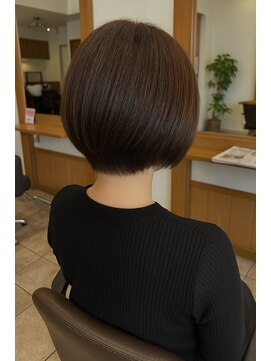 ハロヘアー(halo hair) 【王道】ナチュラルショートボブ2