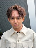 ツイストスパイラルパーマ波巻きスパイラル刈り上げマッシュ