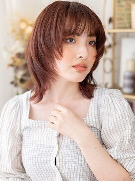 カバーヘア ブリス 上尾西口店(COVER HAIR bliss) ハッシュカットハイレイヤーウルフくびれヘアTd1上尾20代30代