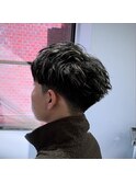 MEN’S/サーフカール/刈り上げセンターパート/表参道駅