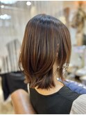 大人可愛いひし形レイヤー×外ハネボブ/30代４０代髪質改善 柏