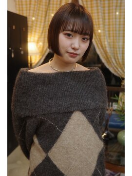 チャプター 問屋町(chapter) 髪質改善パツっとボブミニボブ透明感ケアカラー韓国ヘア岡山