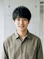 アルバ ヘアリゾート(ALBA)&nbsp;MEN’S/リバースセンターパート/ニュアンスパーマ/三鷹