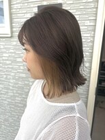 ココヘアー(coco hair)&nbsp;イヤリングカラー×外はねボブ