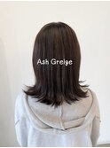 30代40代人気！外ハネカジュアルスタイル