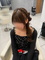 シーズン 大阪(SEASON) 【ヘアセット】編み込みハーフアップ/くるみちゃんヘア/梅田駅UP