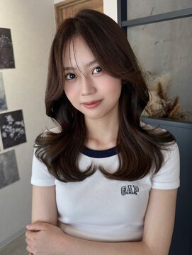 エトワ 中央店(etoi) 大分韓国かき上げレイヤーカット大人レイヤー顔まわりレイヤー