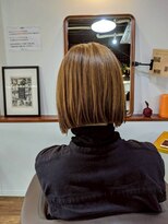 ヘアメイクボッカ(hair make Bokka)&nbsp;ワンレンボブ×ハイライト