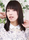 安定したナチュラル☆エアリーストレートミディ☆【新小岩】