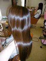 デザインヘアー ピアジェ 橿原店(DESIGN HAIR PIAGET) KIRARA艶カラー+カラーケアTR　メッシュ風グラデーション秋色☆