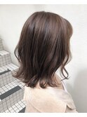ショコラベージュ_大人かわいい,ボブ,結婚式