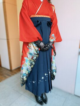 フォーザビューティーアプト(for the beauty APT) 【APT】卒業時装☆和モダン風ハーフアップ♪【APT】