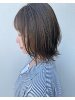 トリート 市川店(TREAT)&nbsp;オリーブベージュ×レイヤーカット_市川